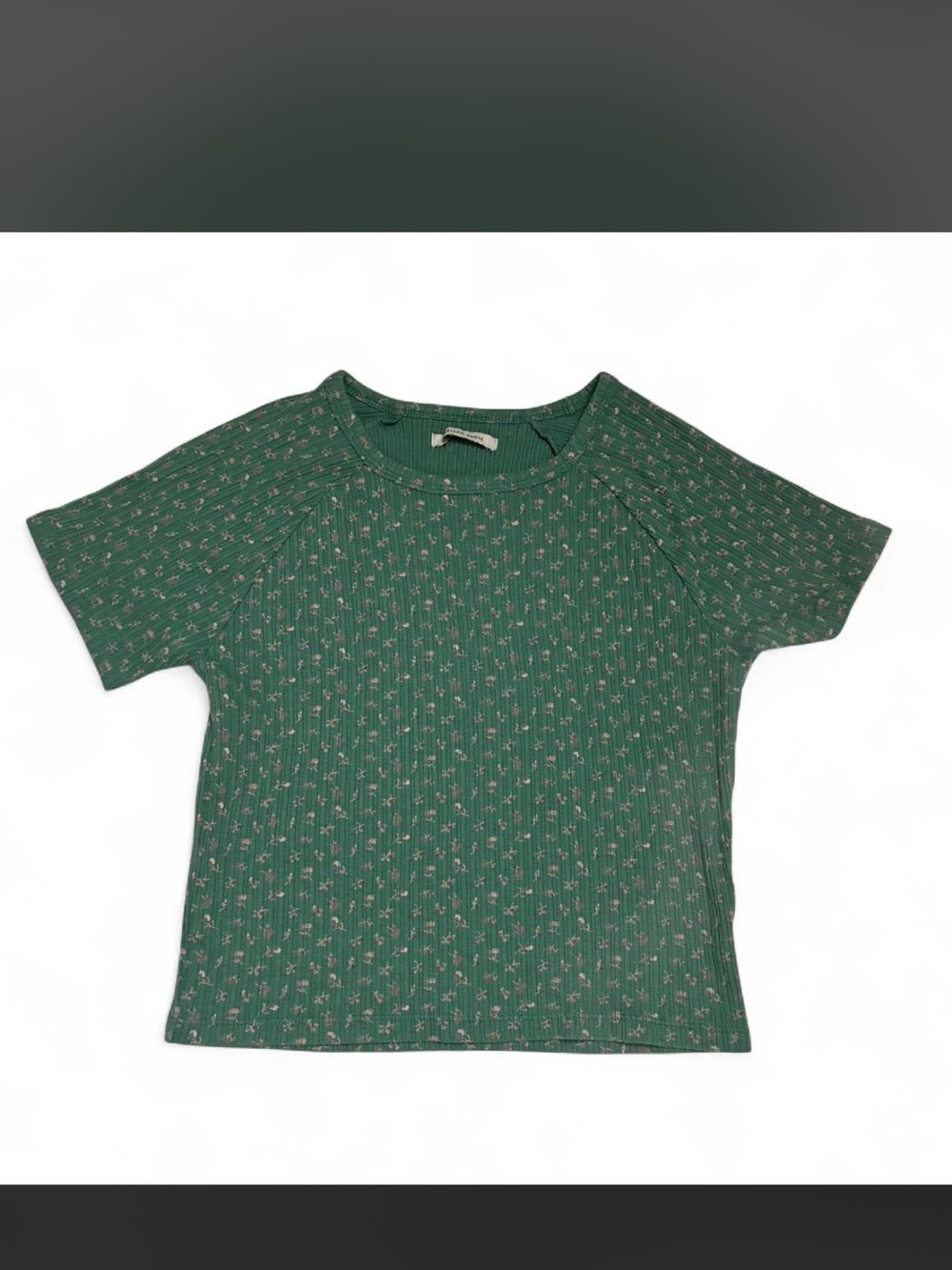 AMERICAN EAGLE- green floral top